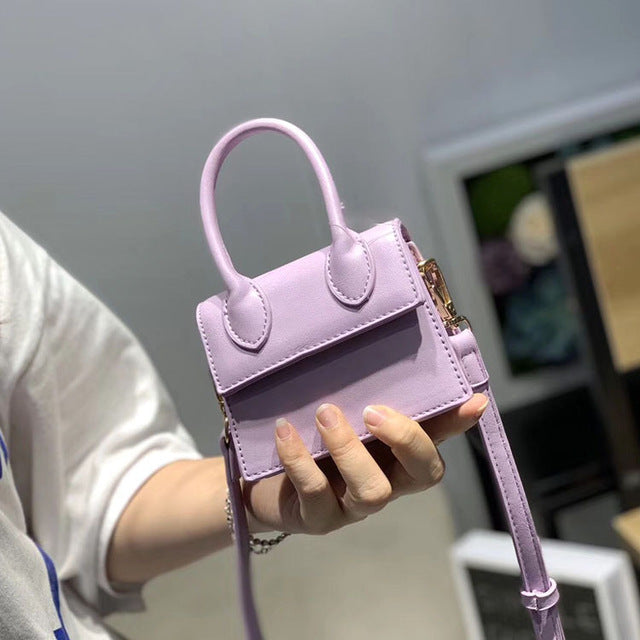 Mini Small Square bag 2021 Fashion New Quality PU Leather Women&#39;s Handbag Crocodile pattern Chain Shoulder Messenger Bags