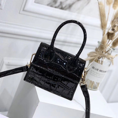 Mini Small Square bag 2021 Fashion New Quality PU Leather Women&#39;s Handbag Crocodile pattern Chain Shoulder Messenger Bags