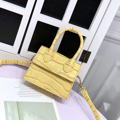 Mini Small Square bag 2021 Fashion New Quality PU Leather Women&#39;s Handbag Crocodile pattern Chain Shoulder Messenger Bags