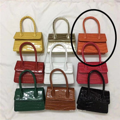 Mini Small Square bag 2021 Fashion New Quality PU Leather Women&#39;s Handbag Crocodile pattern Chain Shoulder Messenger Bags