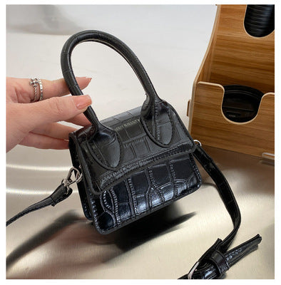 Mini Small Square bag 2021 Fashion New Quality PU Leather Women&#39;s Handbag Crocodile pattern Chain Shoulder Messenger Bags